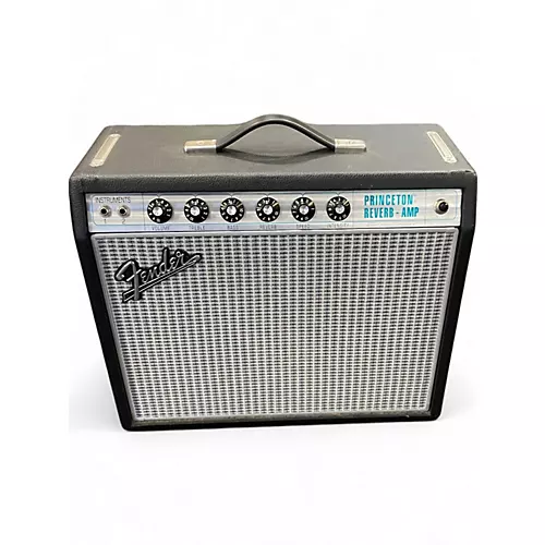 Used Fender 1968 Custom Princeton Reverb 12W 1x10 Tube Guitar Combo Amp - musicians--Friend