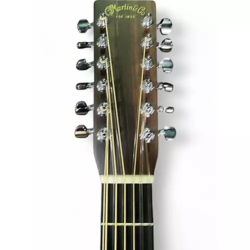 Used Martin HD12-28 Natural 12 String Acoustic Electric Guitar Natural - musicians--Friend