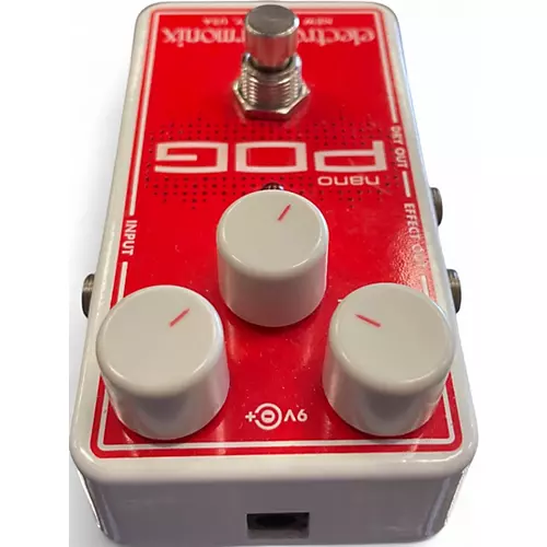 Used Electro-Harmonix Nano POG Polyphonic Octave Generator Effect Pedal - musicians--Friend