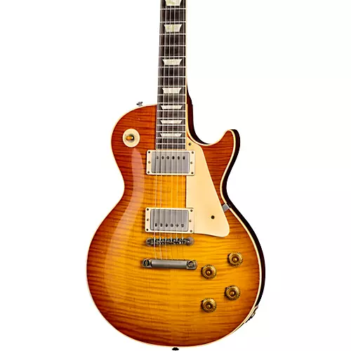 Gibson Custom 1959 Les Paul Standard Reissue Limited Edition Murphy Lab with Brazilian Rosewood Fingerboard Electric Guitar Tom's Lemon - musicians--Friend