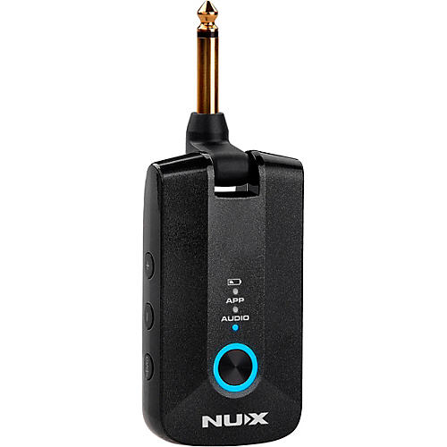 NUX Mighty Plug Pro Guitar & Bass Modeling Headphone Amp With Bluetooth Black - musicians--Friend