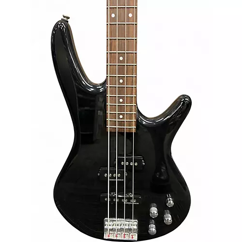Used Ibanez GSR200 Black Electric Bass Guitar Black - musicians--Friend