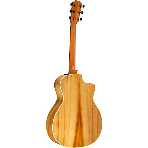 Taylor 214ce Koa Grand Auditorium Left-Handed Acoustic-Electric Guitar Natural - musicians--Friend