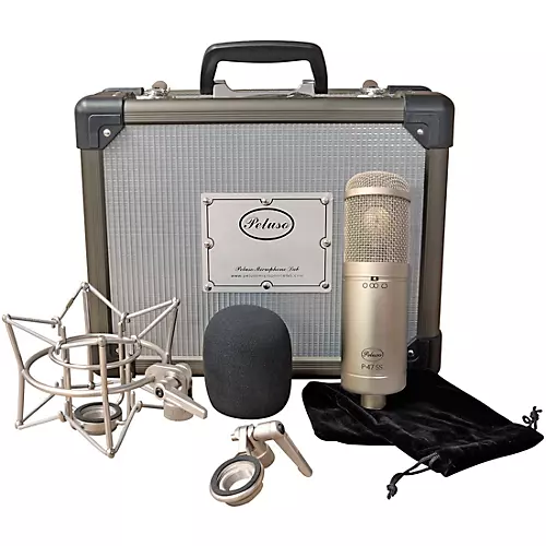 Peluso Microphone Lab P-47 SS Solid-State Large-Diaphragm Multi-Pattern Microphone Kit Nickel - musicians--Friend