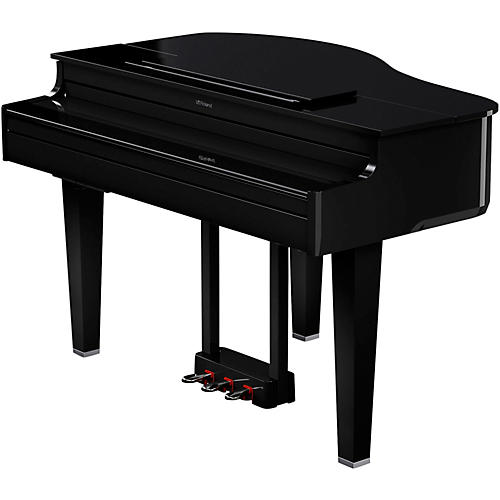 Roland GP-6 Digital Grand Piano With Bench Polished Ebony - musicians--Friend
