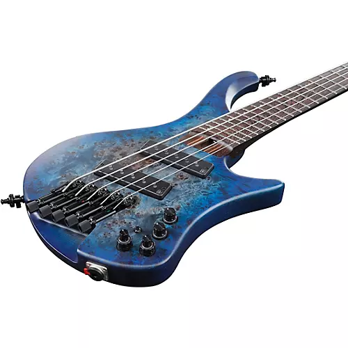 Ibanez EHB1505MS 5-String Multi-Scale Ergonomic Headless Bass Ocean Inlet Flat - musicians--Friend