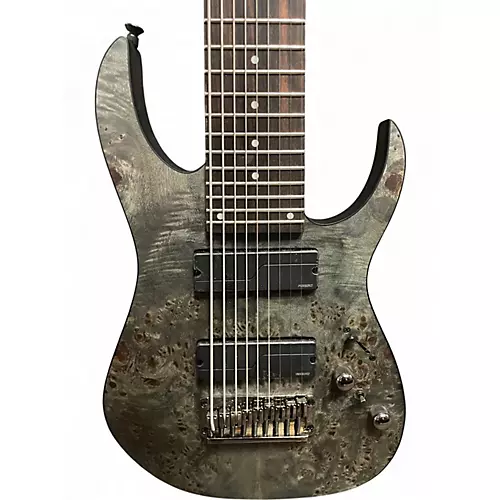 Used Ibanez RG9PB TRANSPARENT GRAY Solid Body Electric Guitar TRANSPARENT GRAY - musicians--Friend