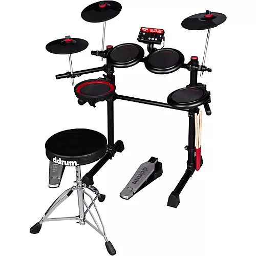 ddrum E-Flex Electronic Drum Set Black - musicians--Friend