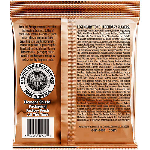 Ernie Ball Earthwood Custom Light Phosphor Bronze 12-String Acoustic Guitar Strings 10-48 - musicians--Friend