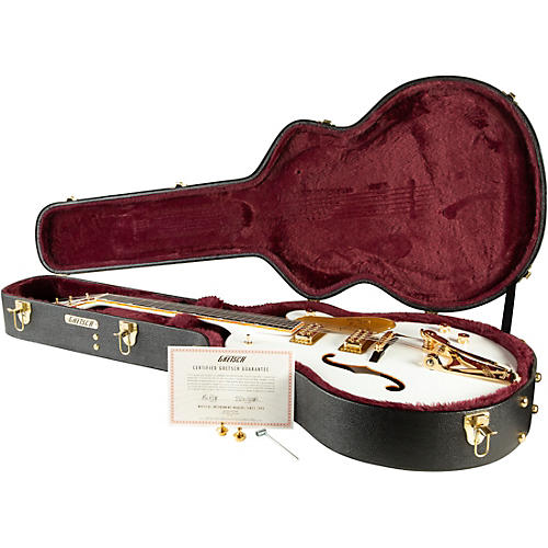 Gretsch Guitars Falcon Hollow Body with String-Thru Bigsby Electric Guitar Cerulean Smoke - musicians--Friend