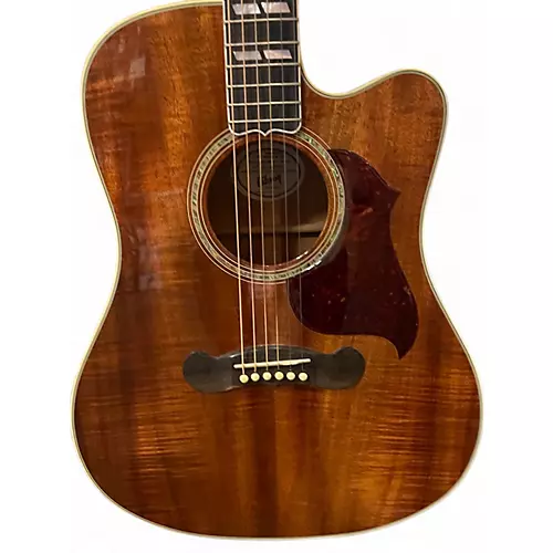Used Gibson Songwriter Deluxe Koa NATURAL Acoustic Electric Guitar NATURAL - musicians--Friend