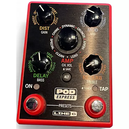 Used Line 6 Pocket Pod Express Amp Modeler Effect Processor - musicians--Friend