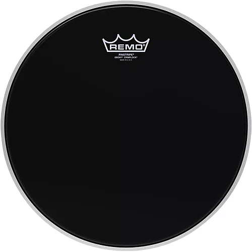 Remo Pinstripe Ebony Crimplock Drum Head 12 in. - musicians--Friend