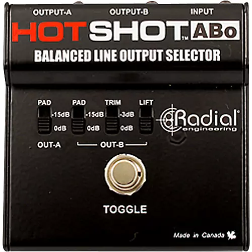 Radial Engineering HotShot ABO Line Output Selector - musicians--Friend