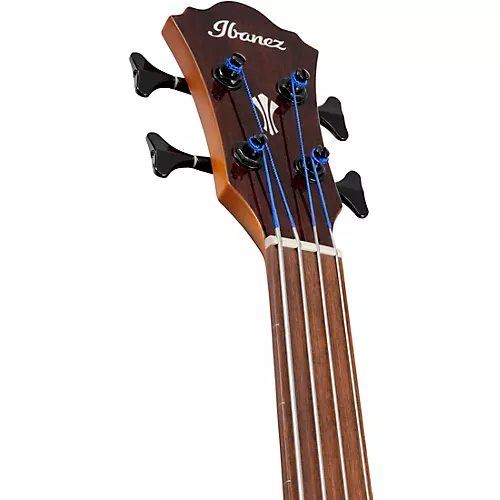 Ibanez AEGB24FE Fretless Auditorium Acoustic-Electric Bass Guitar Mahogany Sunburst - musicians--Friend