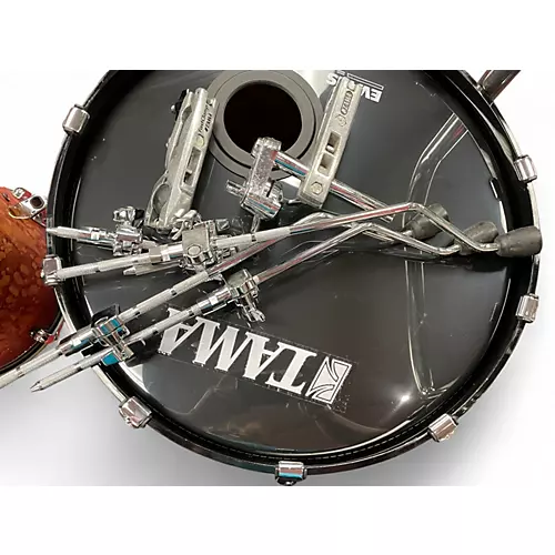 Used TAMA 4 Piece STARCLASSIC BUBINGA/BIRCH MOLTEN BROWN Drum Kit MOLTEN BROWN - musicians--Friend