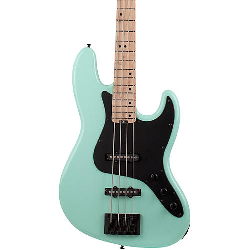 Schecter Guitar Research J-4 Maple Fingerboard Bass Sea Foam Green Black Pickguard - musicians--Friend