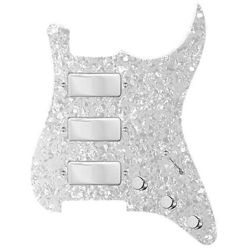 920D Custom Stadium Triple Mini Humbucker Loaded Pickguard for Strat With S7W-500K Wiring Harness Aged White - musicians--Friend