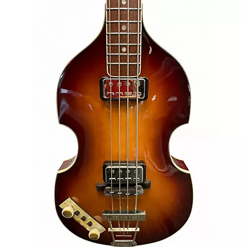 Used Hofner Contemporary Sunburst Electric Bass Guitar Sunburst - musicians--Friend