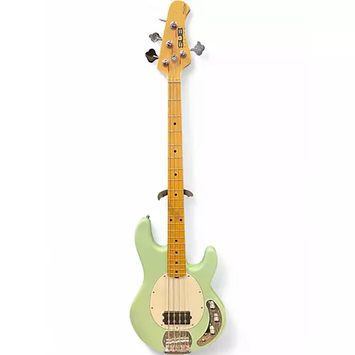 Used Sterling by Music Man SUB Series StingRay Mint Green Electric Bass Guitar Mint Green - musicians--Friend
