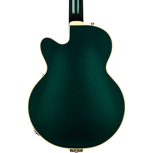Gretsch Guitars G6659TG Players Edition Broadkaster Jr. Center Block Single-Cut With String-Thru Bigsby and Gold Hardware Cadillac Green - musicians--Friend