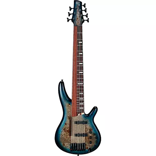 Ibanez Bass Workshop SRAS7 7-String Electric Bass Cosmic Blue Starburst - musicians--Friend