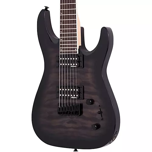 Jackson JS Series Dinky Arch Top JS22Q-7 DKA HT Electric Guitar Transparent Black Burst - musicians--Friend