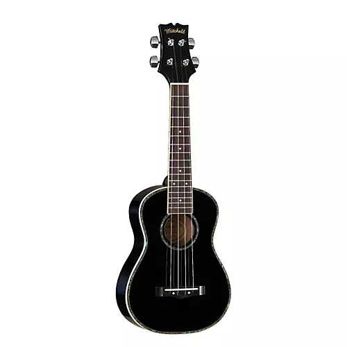 Mitchell MU75BK Concert Ukulele Black - musicians--Friend