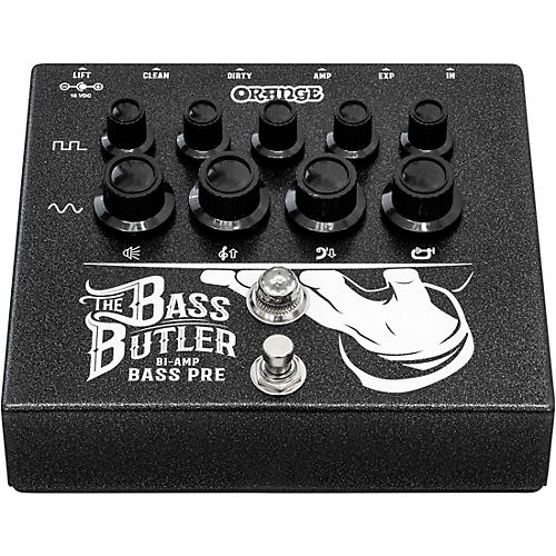 Orange Amplifiers The Bass Butler Bi-Amp Bass Pre DI Pedal Black - musicians--Friend