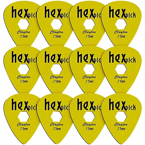 Clayton HexPick Guitar Picks - 12-Pack .50 mm - musicians--Friend