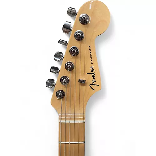 Used Fender American Elite Stratocaster Olympic Pearl Solid Body Electric Guitar Olympic Pearl - musicians--Friend