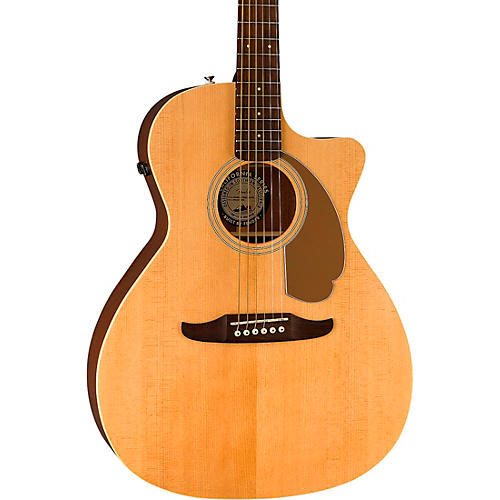 Fender California Newporter Player Acoustic-Electric Guitar Natural - musicians--Friend