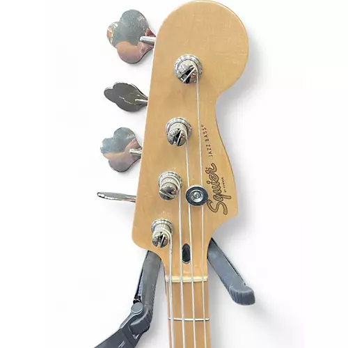 Used Squier Classic Vibe 1950S Precision Bass Black and Gold Electric Bass Guitar Black and Gold - musicians--Friend
