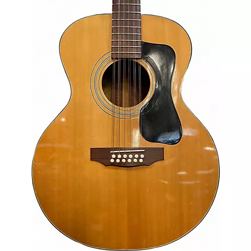 Used Guild F112 Natural 12 String Acoustic Guitar Natural - musicians--Friend