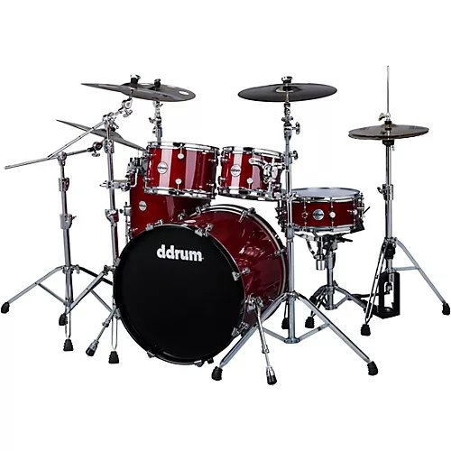 Open-Box Ddrum Reflex Elite 5-Piece Drum Shell Pack Condition 1 - Mint Trans Red - musicians--Friend