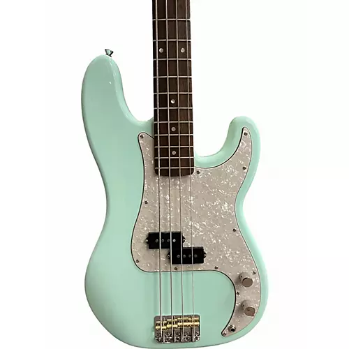 Used Squier Classic Vibe 1960S Precision Bass Sonic Blue Electric Bass Guitar Sonic Blue - musicians--Friend