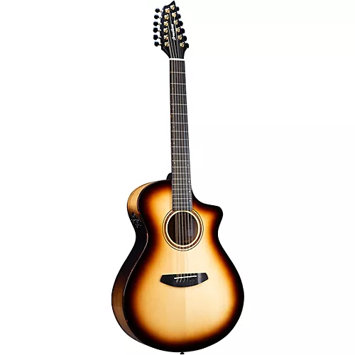 Breedlove Artista Pro European Spruce-Myrtlewood 12-String Cutaway Concert Acoustic-Electric Guitar Burnt Amber - musicians--Friend
