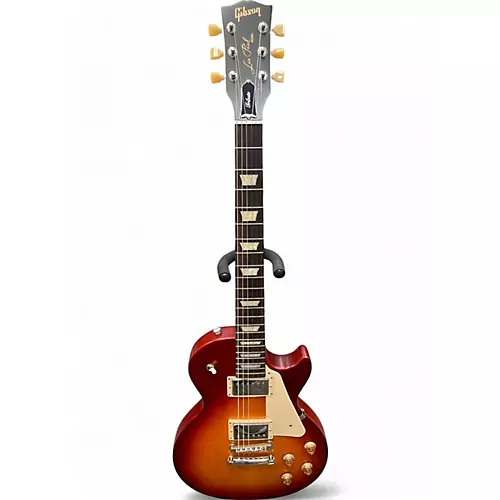 Used 2021 Gibson Les Paul Tribute Cherry Sunburst Solid Body Electric Guitar Cherry Sunburst - musicians--Friend
