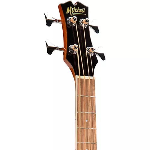 Mitchell EZB Super Short-Scale Acoustic-Electric Bass Guitar Natural - musicians--Friend