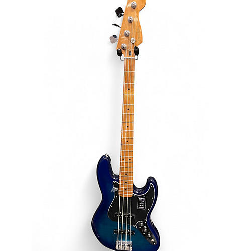Used Fender player Series Jazz bass Blue Burst Electric Bass Guitar Blue Burst - musicians--Friend