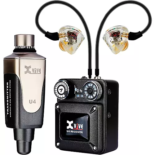 Xvive In-Ear Monitor Wireless System With T9 In-Ear Monitors and CU4 Carry Case - musicians--Friend