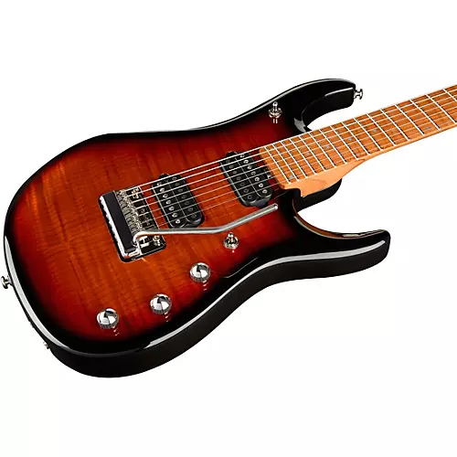 Ernie Ball Music Man JP15 7 7-String Flamed Maple Top Electric Guitar Cerulean Paradise - musicians--Friend