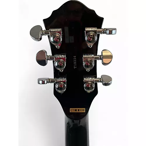 Used Michael Kelly VALOR CUSTOM LEFT HANDED Trans Black Electric Guitar Trans Black - musicians--Friend