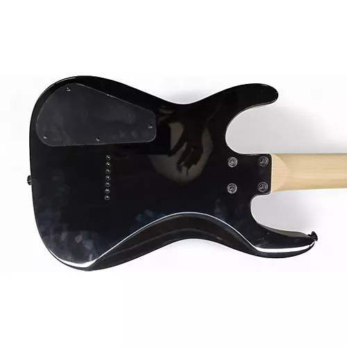 Used Jackson JS22-7 Dinky 7 String Black Solid Body Electric Guitar Black - musicians--Friend
