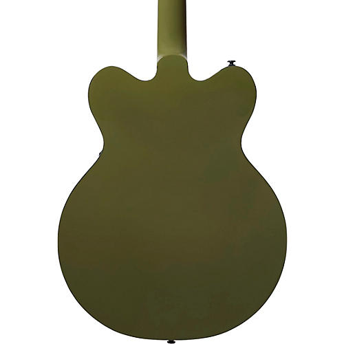 Gretsch Guitars Streamliner Cateye Center Block Black Hardware Limited-Edition Electric Guitar Olive Drab - musicians--Friend