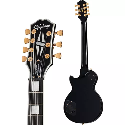 Epiphone Matt Heafy Les Paul Custom Origins 7-String Electric Guitar Ebony - musicians--Friend