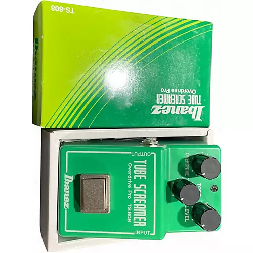 Used Ibanez TS808 Reissue Tube Screamer Distortion Effect Pedal - musicians--Friend