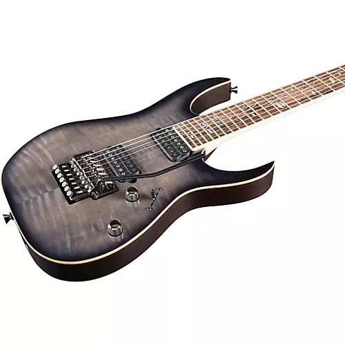 Ibanez RG8527 RG j.custom 7 String Electric Guitar Black Rutile - musicians--Friend