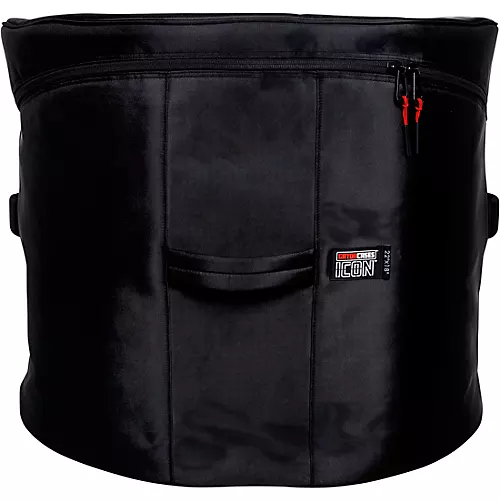 Gator Icon Bass Drum Bag 18 x 16 in. Black - musicians--Friend