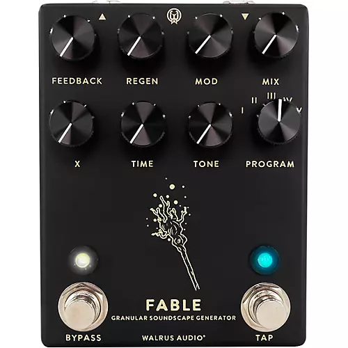 Walrus Audio Fable Granular Soundscape Generator Effects Pedal Black - musicians--Friend
